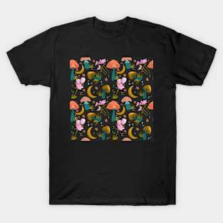 Mushrooms and Flowers T-Shirt